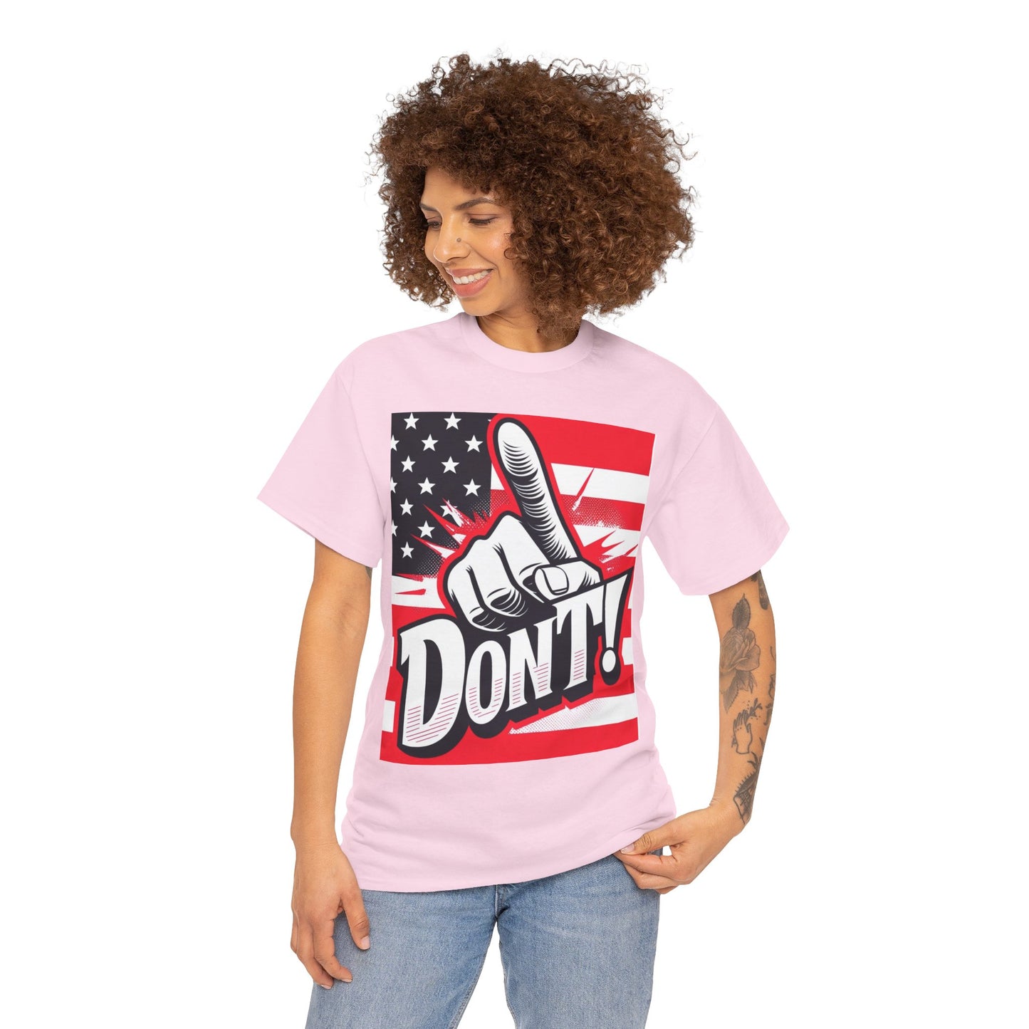 Don't Unisex Heavy Cotton Tee