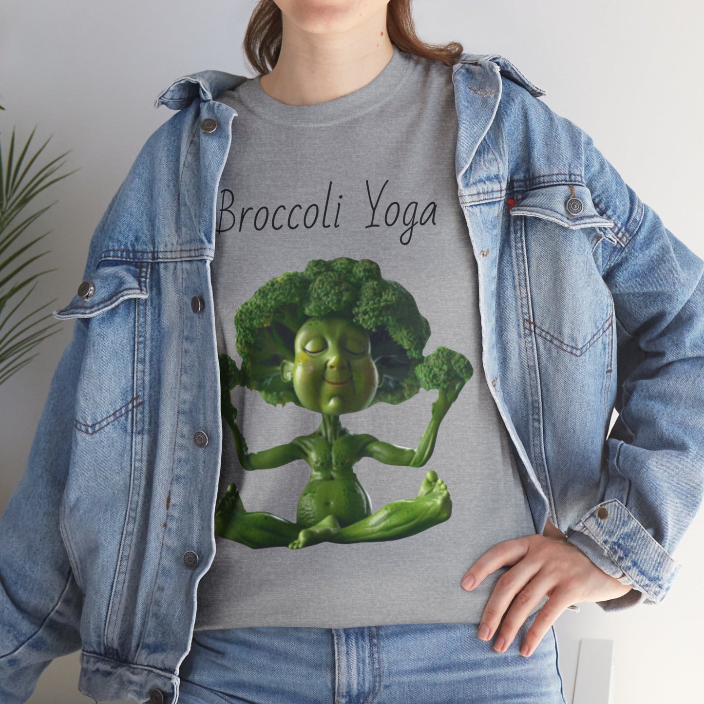 Broccoli Yoga Unisex Heavy Cotton Tee