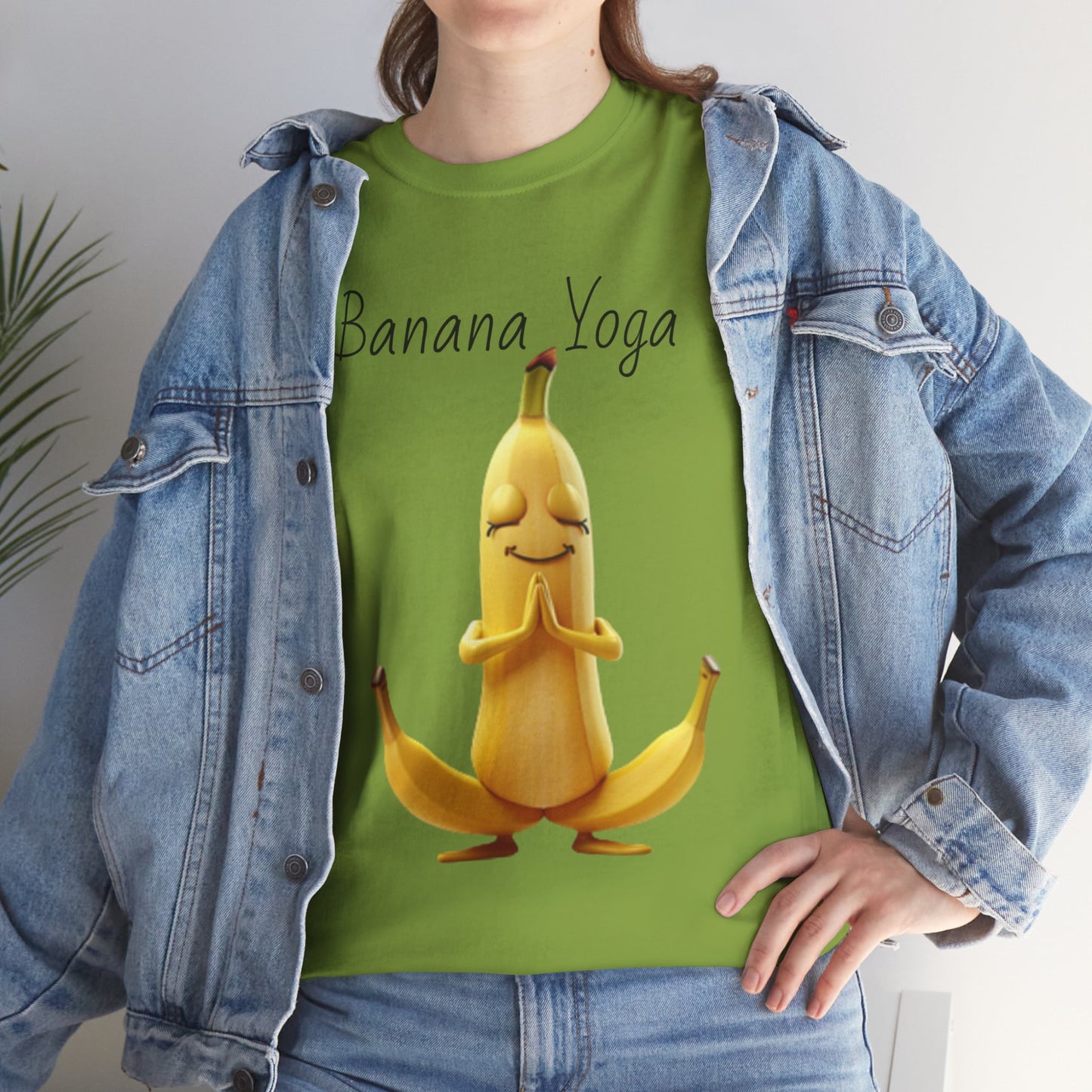 Banana Yoga Unisex Heavy Cotton Tee