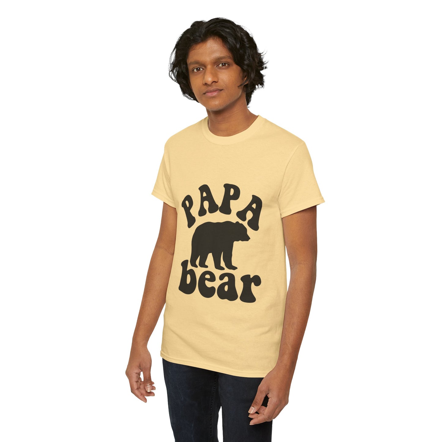 Papa Bear Unisex Heavy Cotton Tee