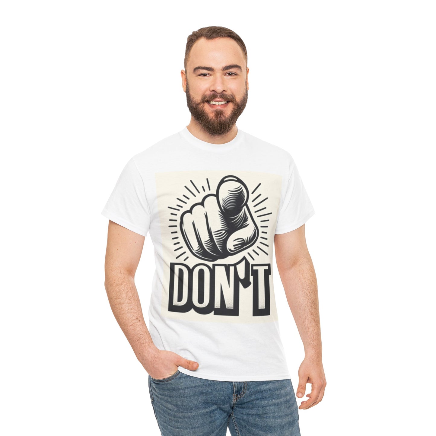 Don't Finger Unisex Heavy Cotton Tee