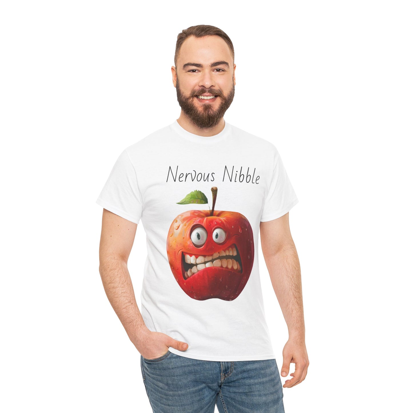 Nervous Nibble Unisex Heavy Cotton Tee