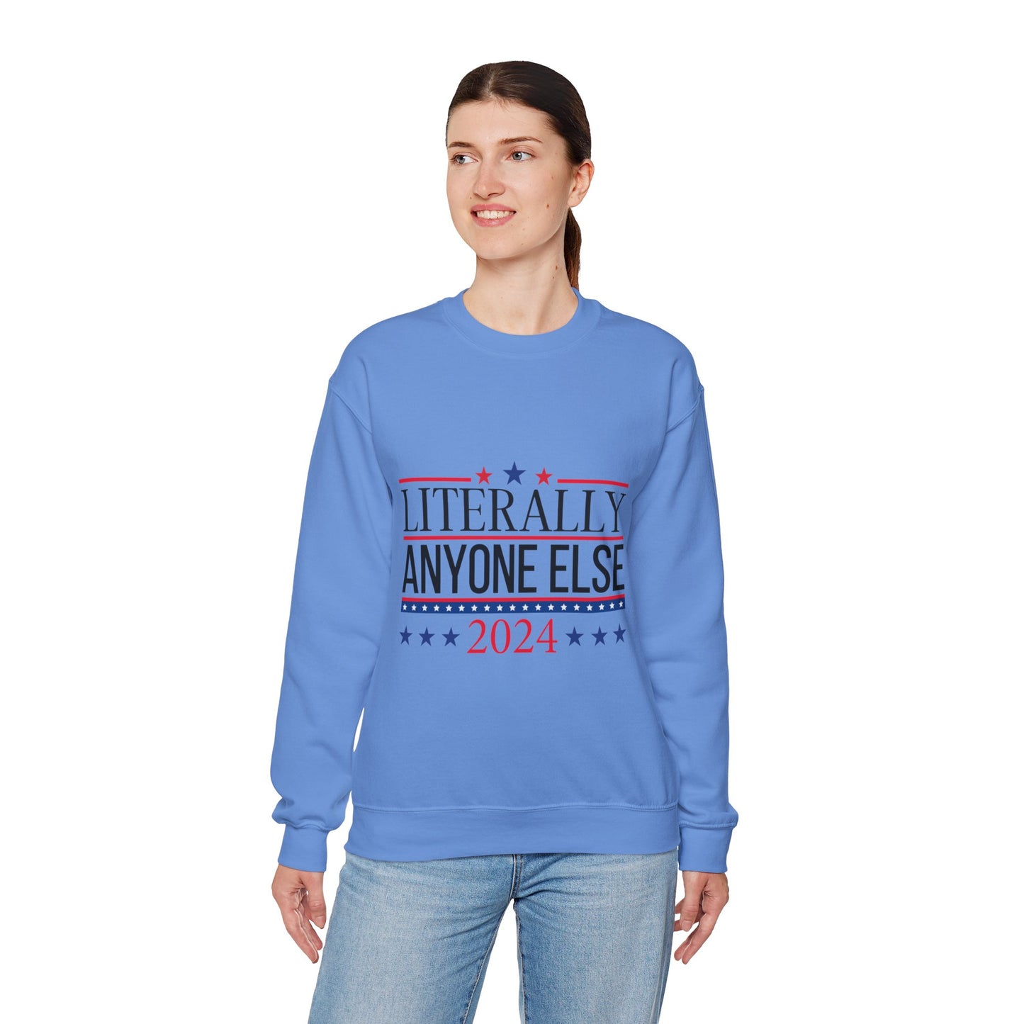 Literally Anyone Else 2024 Unisex Heavy Blend™ Crewneck Sweatshirt