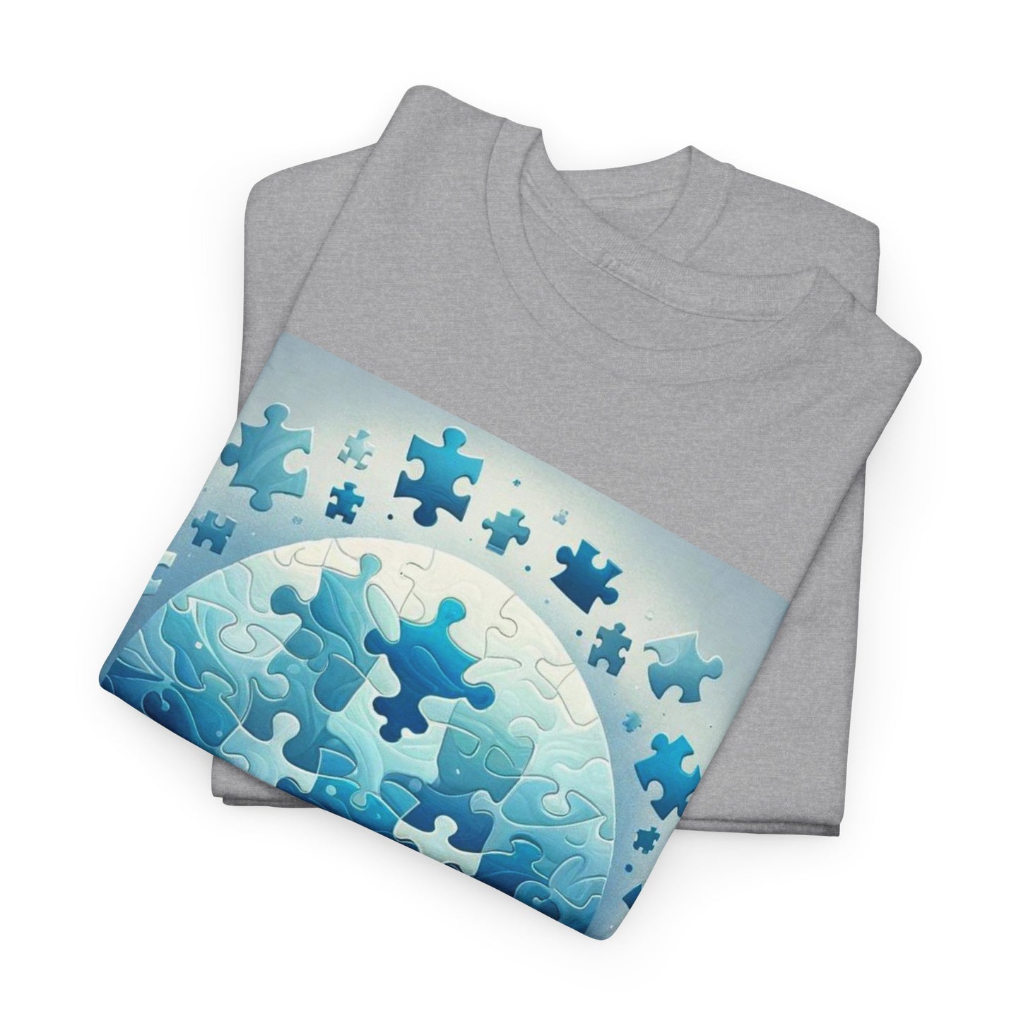 Autism Globe Unisex Heavy Cotton Tee