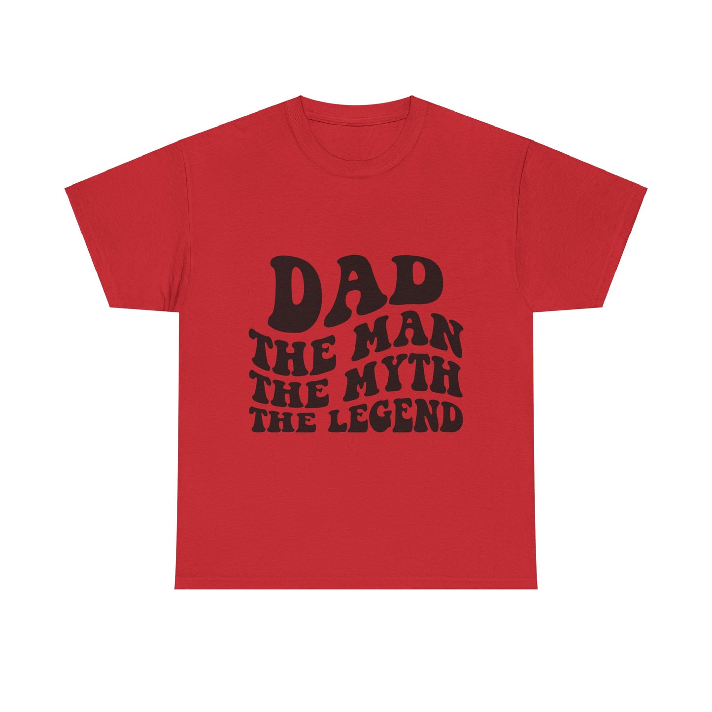 Dad Man Myth Legend Unisex Heavy Cotton Tee