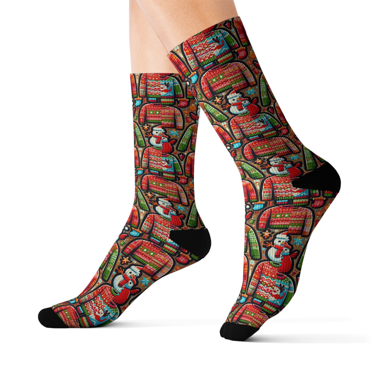 Ugly Sweater Collection 1 Sublimation Socks