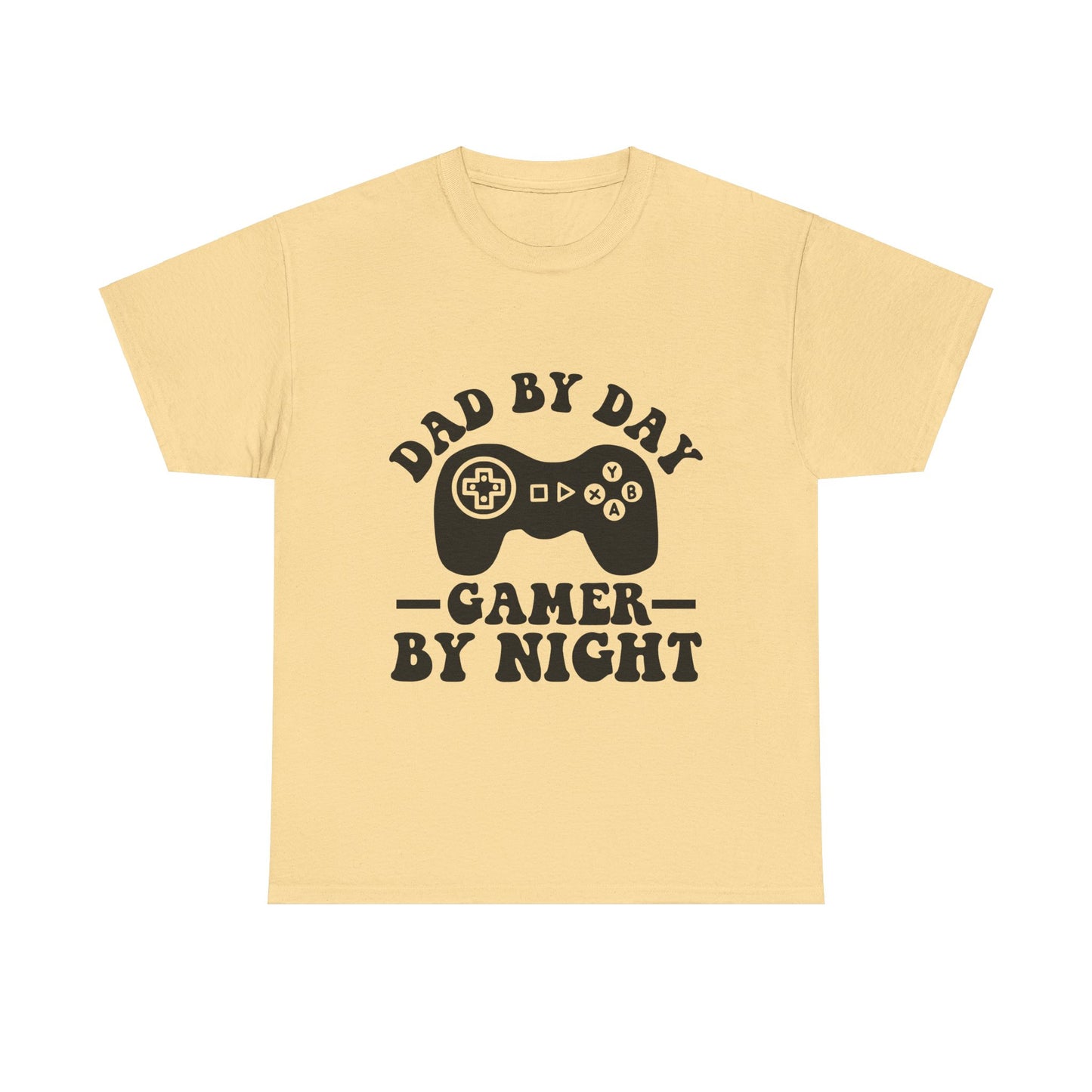 Gamer By Night Unisex Heavy Cotton Tee