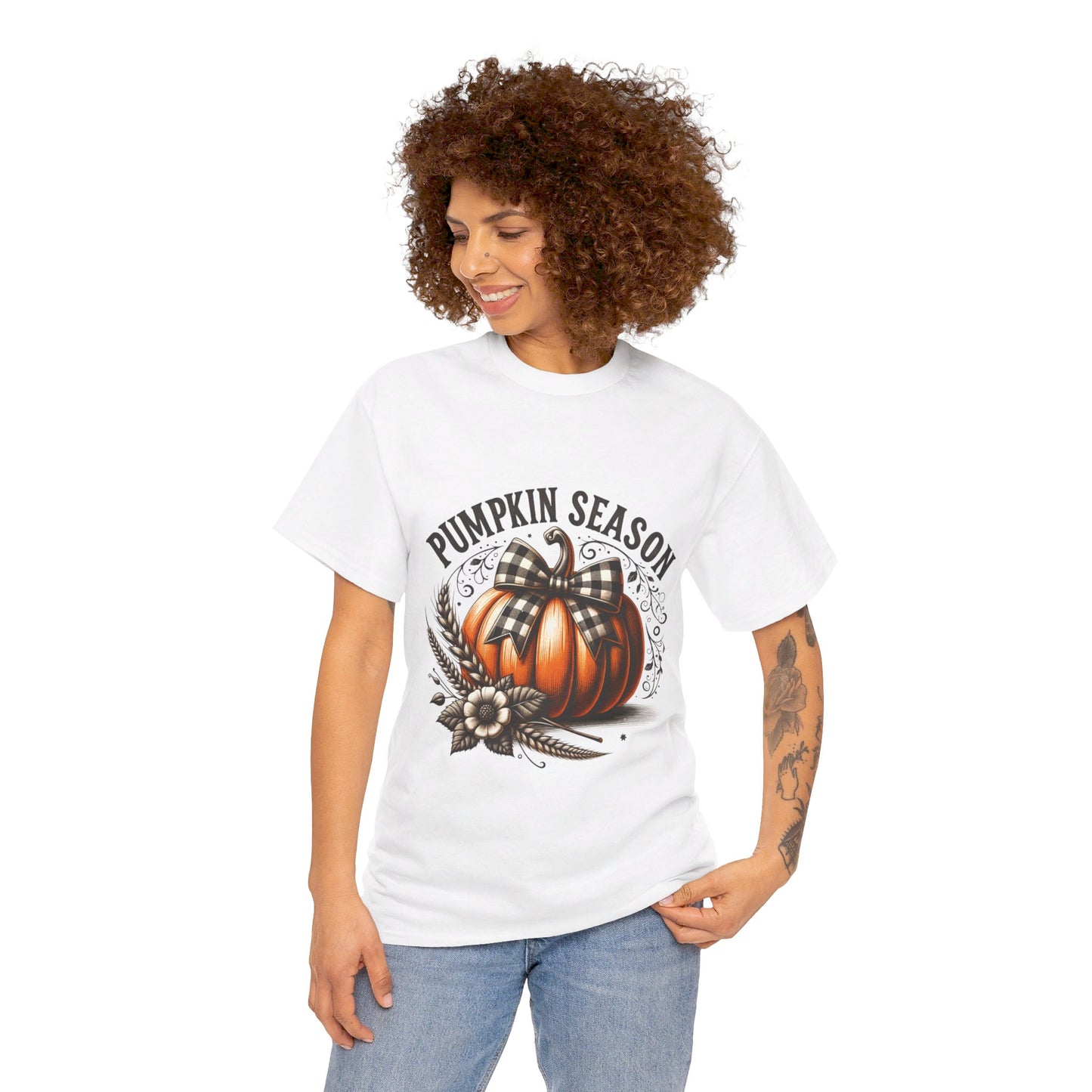 Pumpkin Season Unisex Heavy Cotton Tee