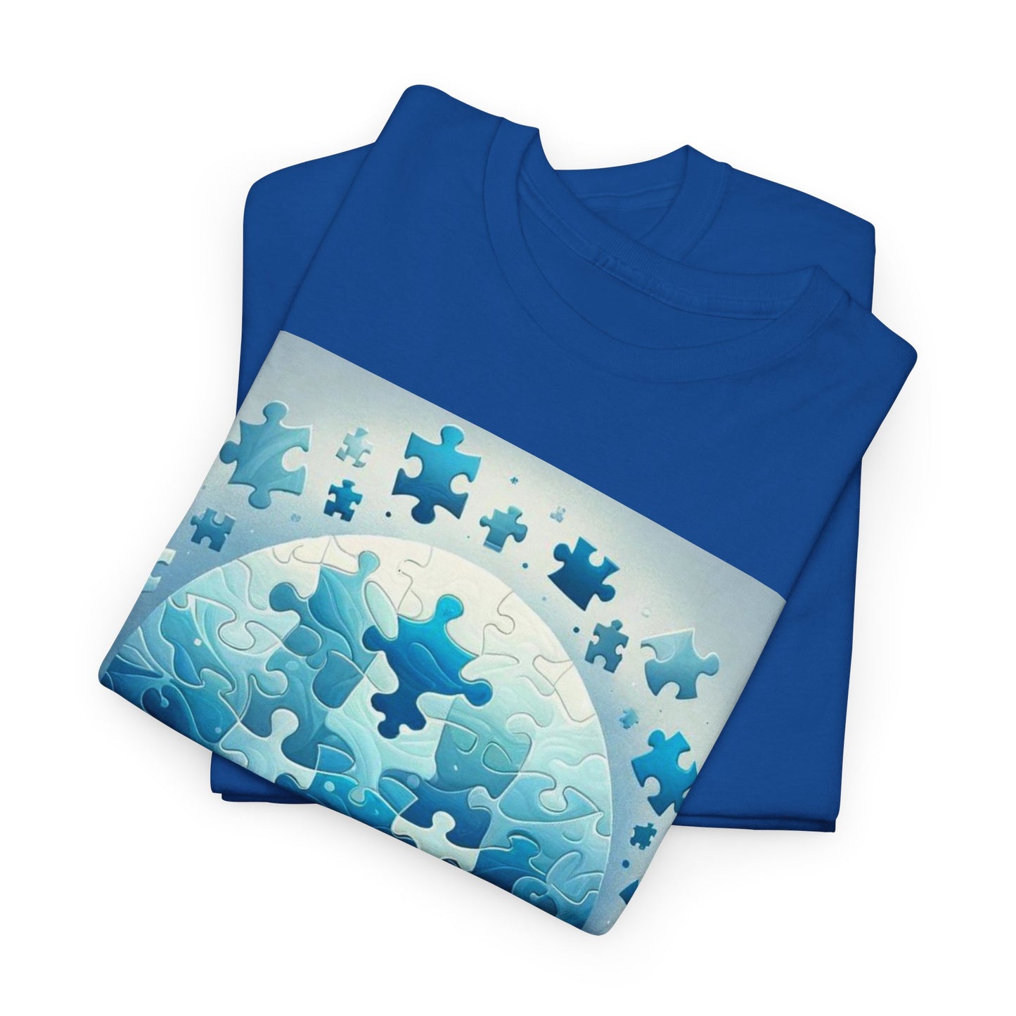 Autism Globe Unisex Heavy Cotton Tee