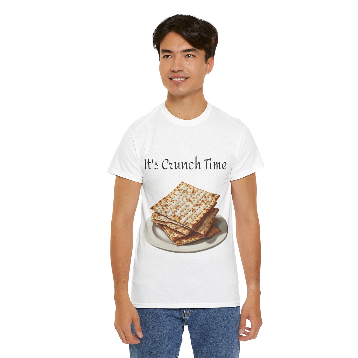 It's Crunch Time Matza Unisex Heavy Cotton Tee