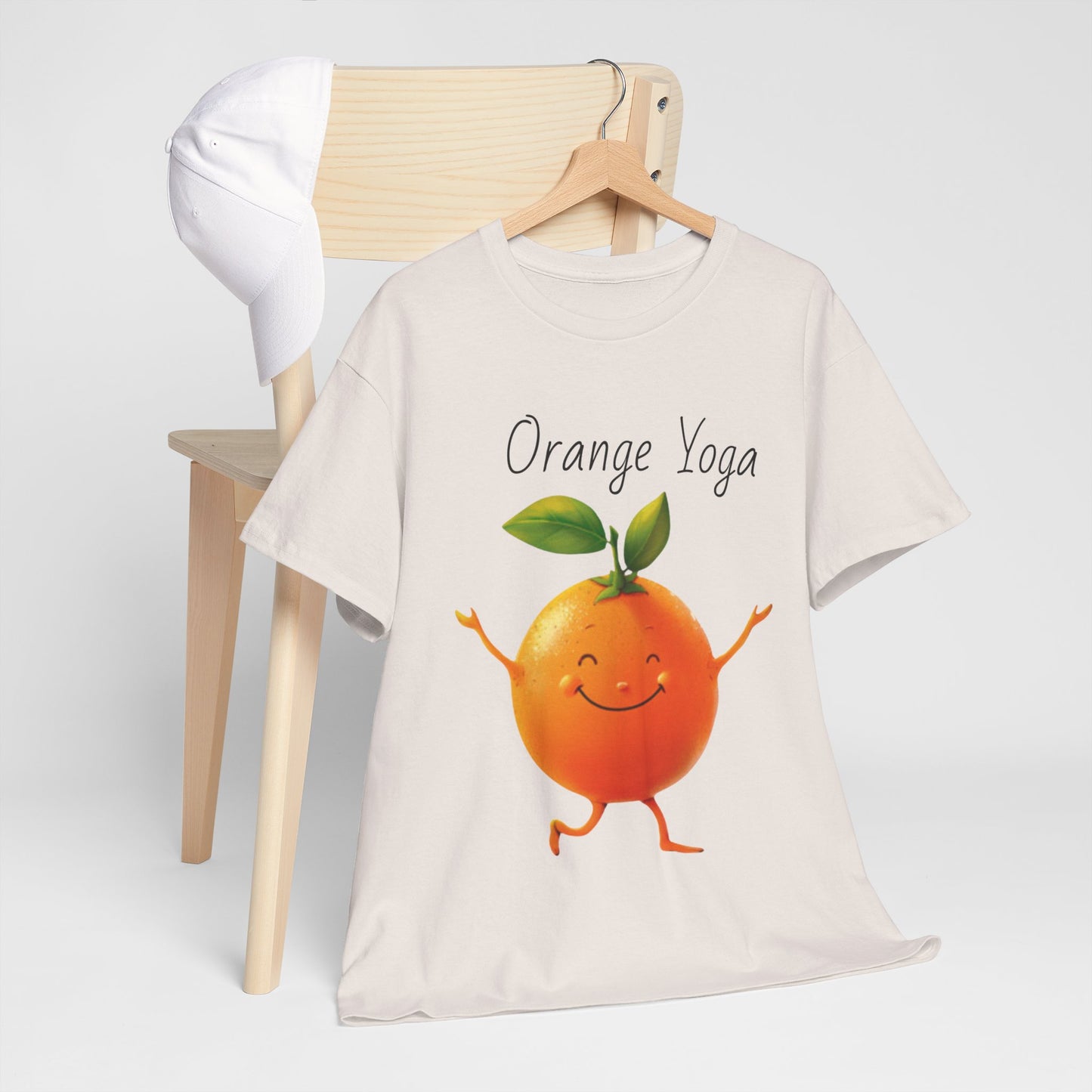 Orange Yoga Unisex Heavy Cotton Tee