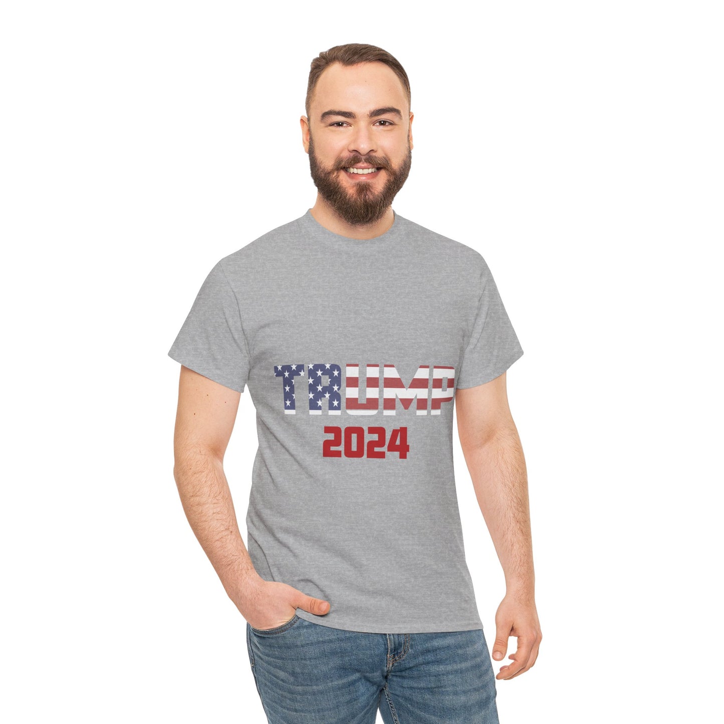 Trump 2024 B Unisex Heavy Cotton Tee