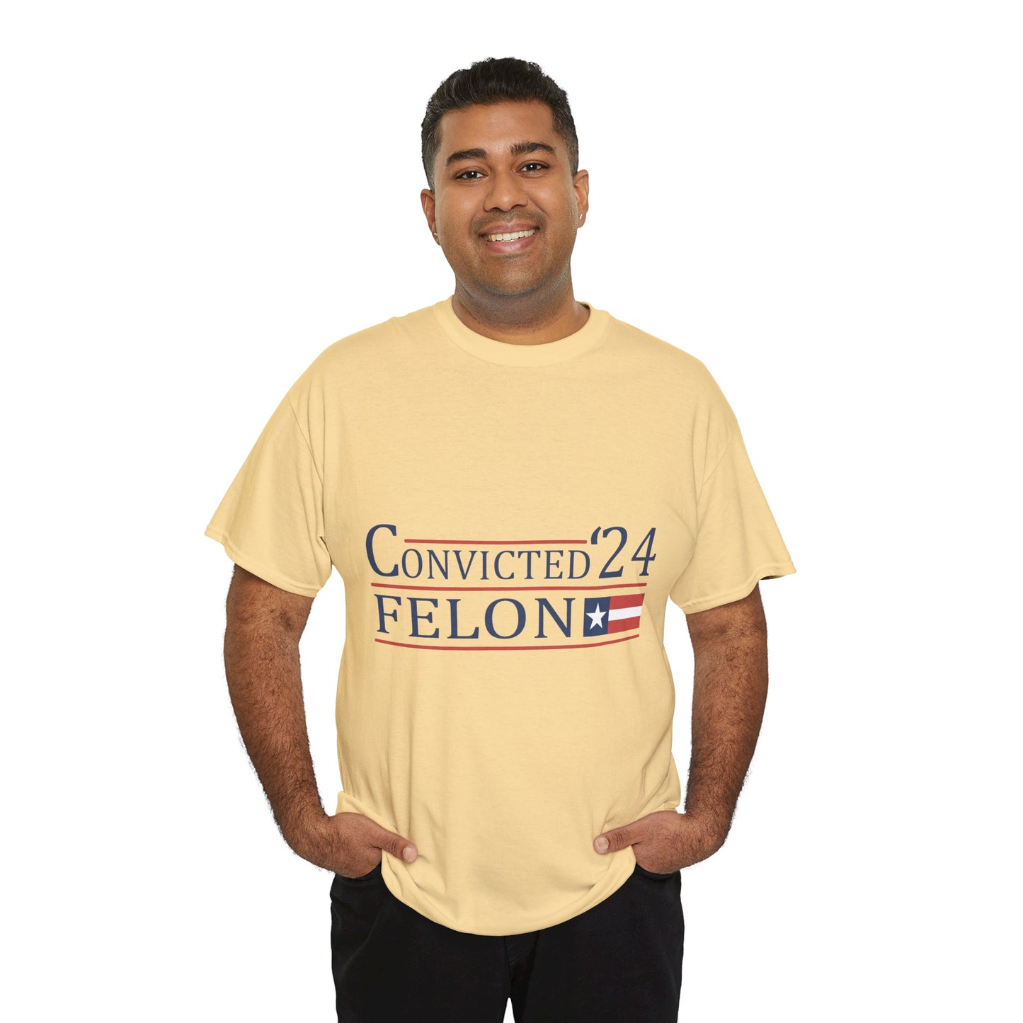 Convicted Felon Unisex Heavy Cotton Tee