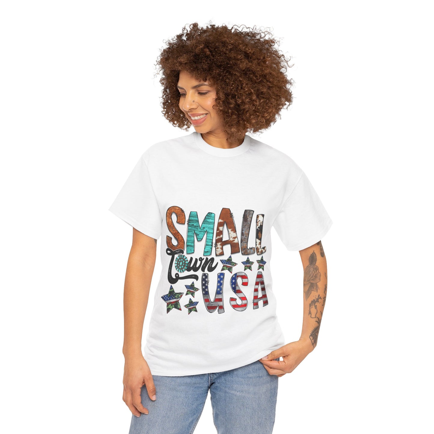 Small Town USA Unisex Heavy Cotton Tee