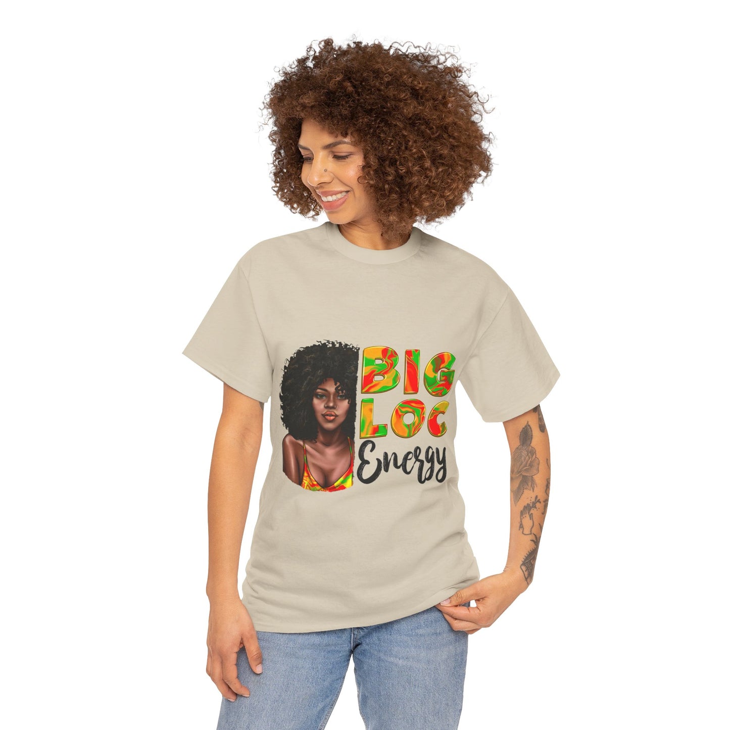 Big Loc Energy Unisex Heavy Cotton Tee