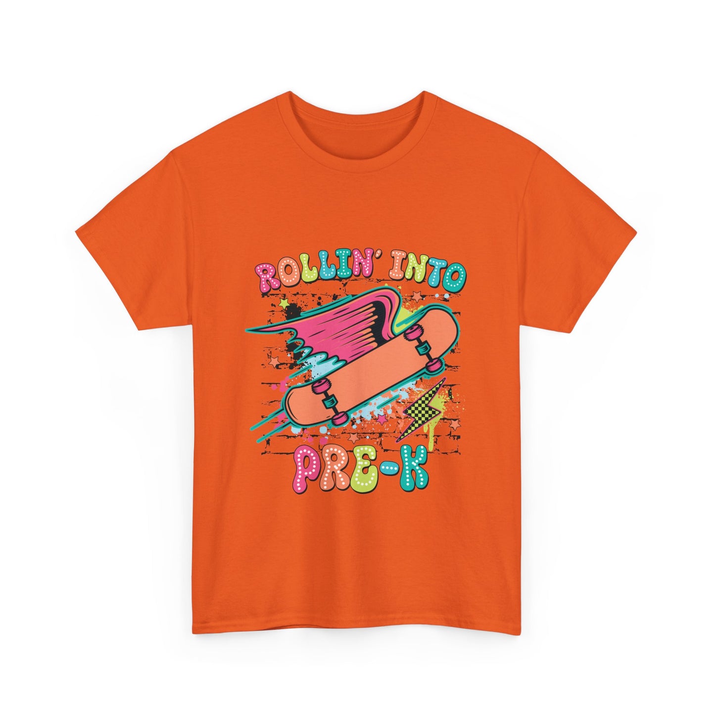 Rockin Into Pre K Unisex Heavy Cotton Tee