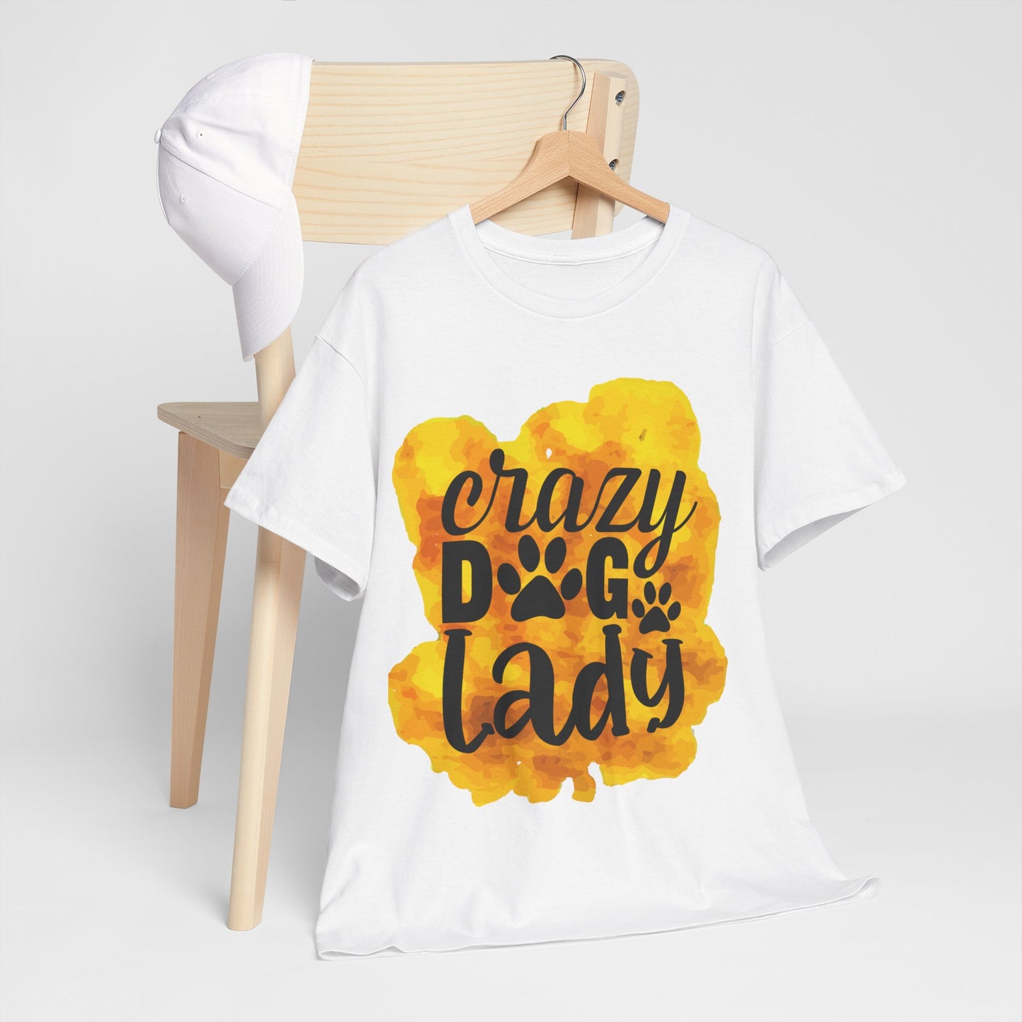 Crazy Dog Lady Unisex Heavy Cotton Tee