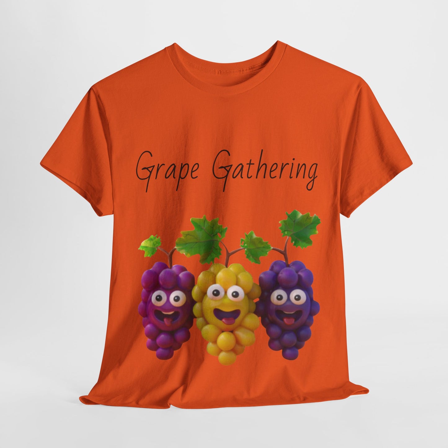 Grape Gathering Unisex Heavy Cotton Tee