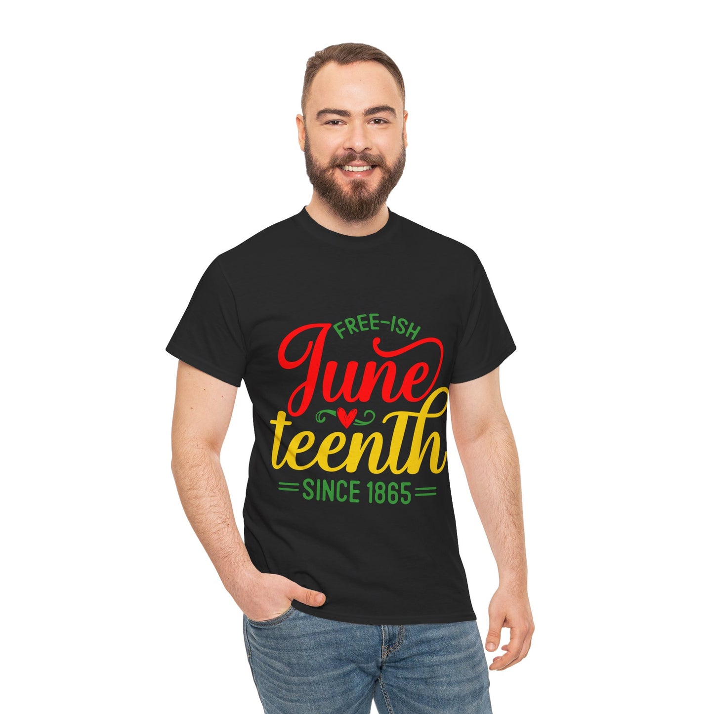 Juneteenth Free-ish Unisex Heavy Cotton Tee