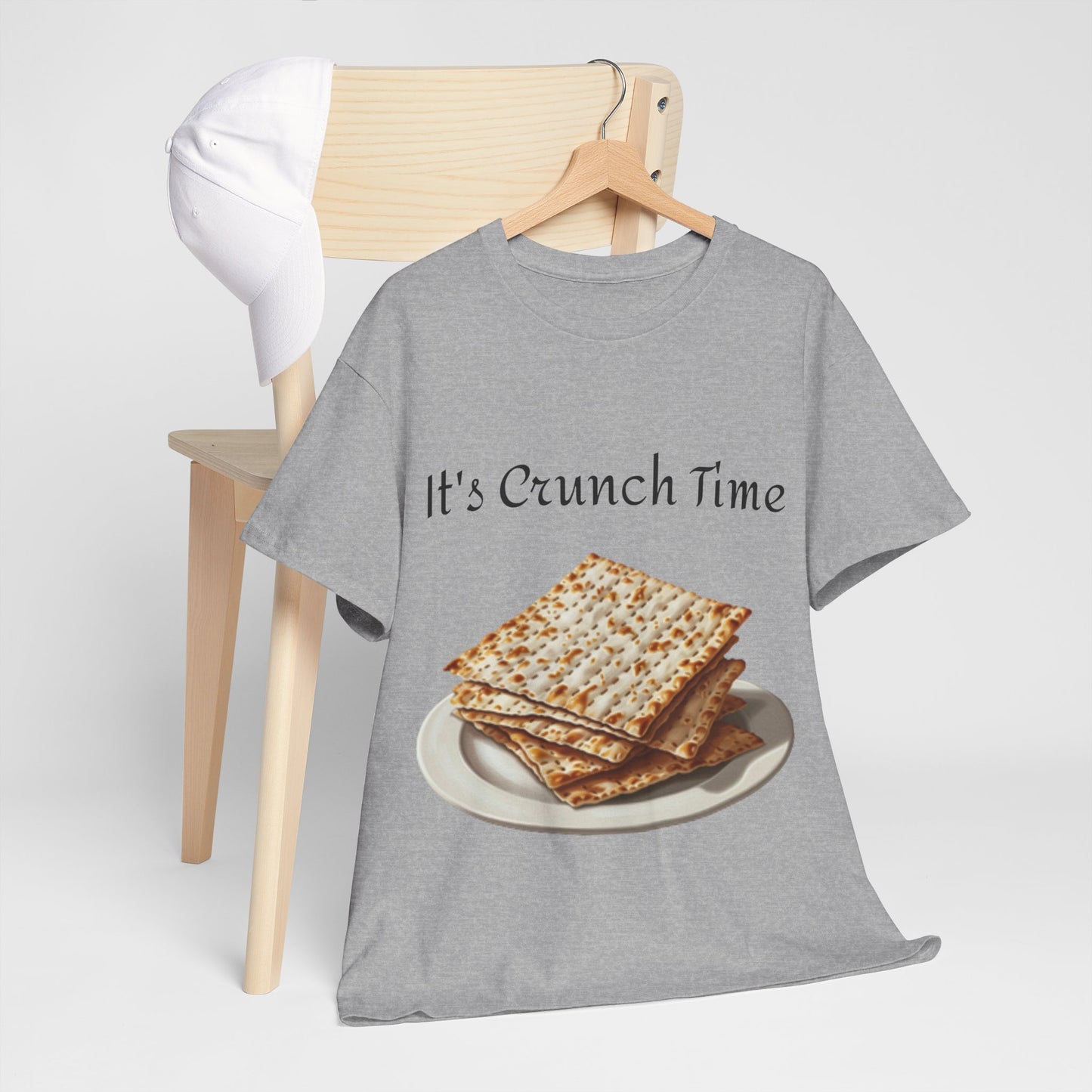 It's Crunch Time Matza Unisex Heavy Cotton Tee