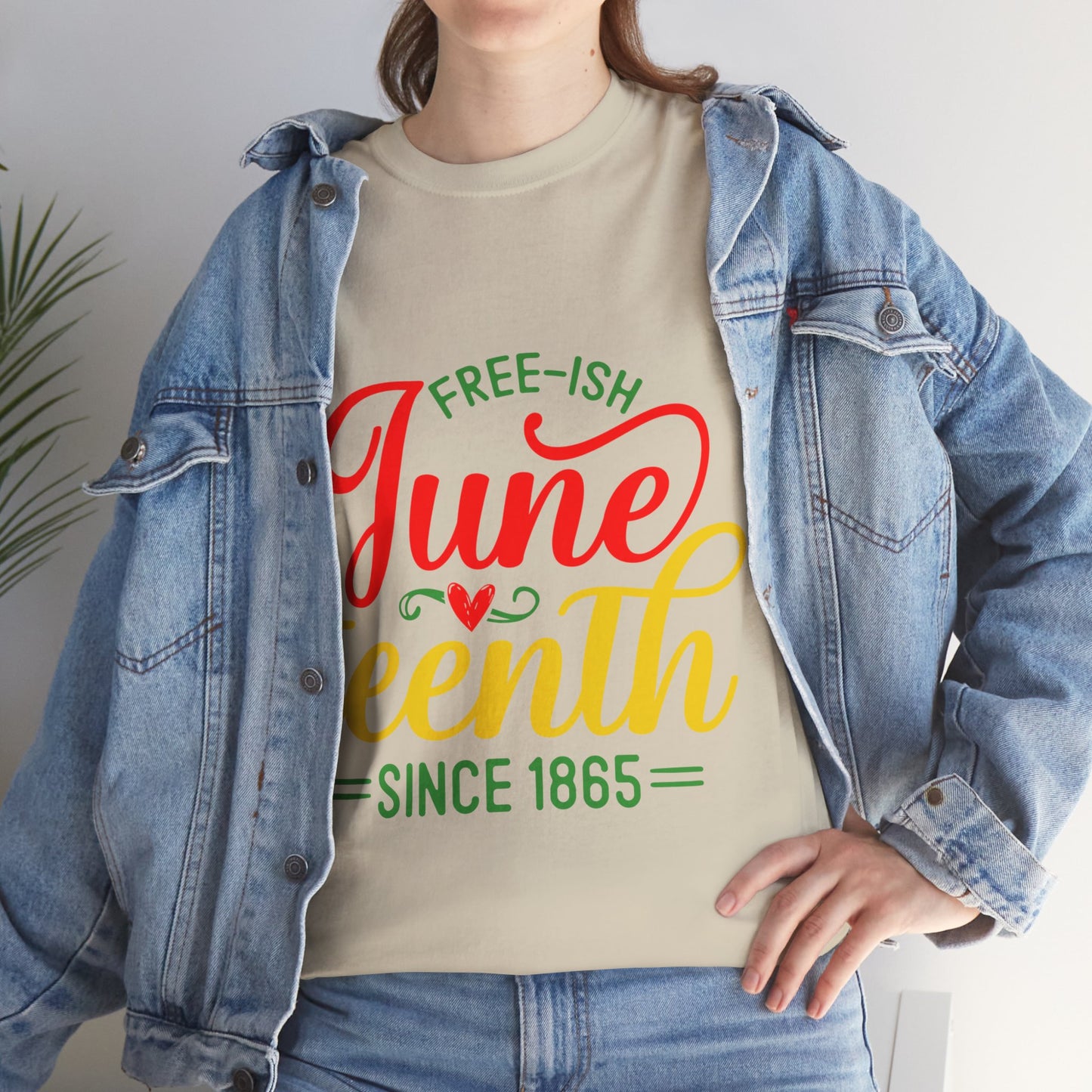 Juneteenth Free-ish Unisex Heavy Cotton Tee