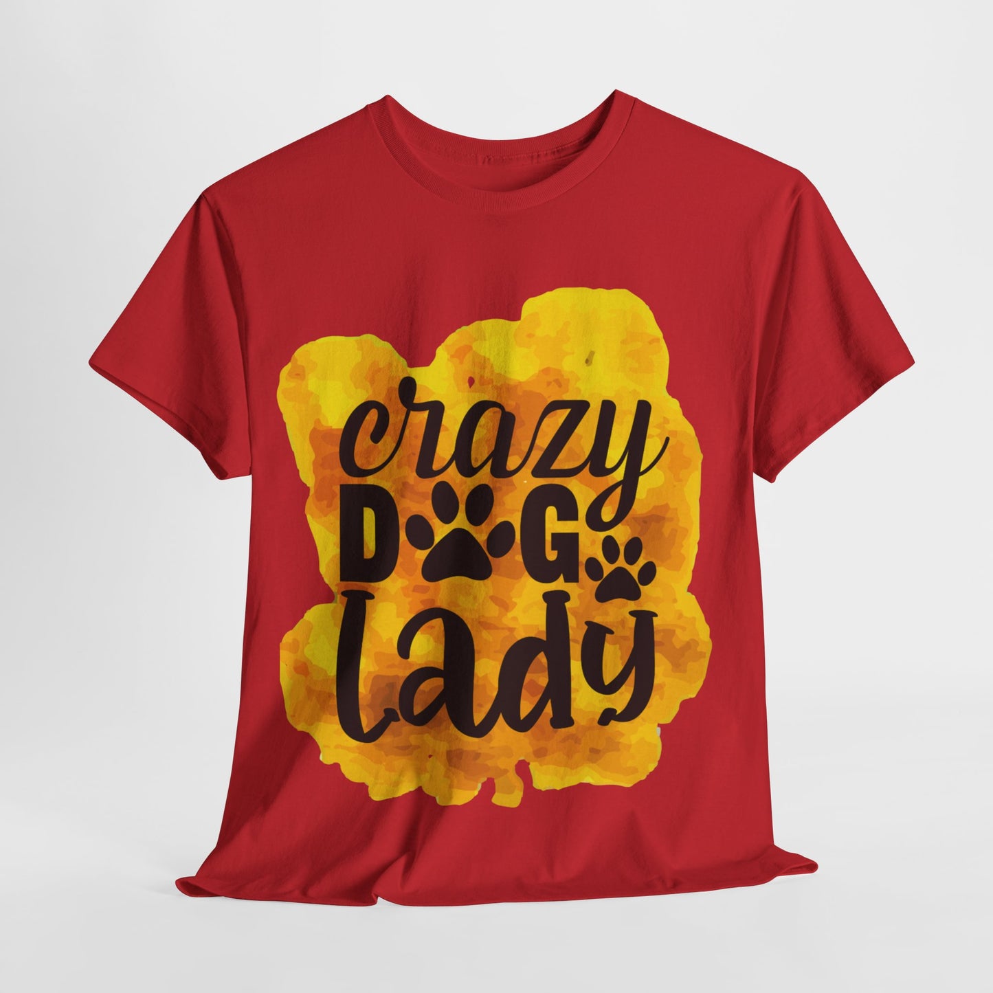 Crazy Dog Lady Unisex Heavy Cotton Tee