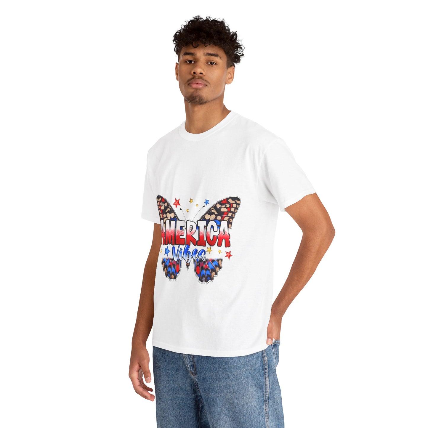 America Vibes Unisex Heavy Cotton Tee