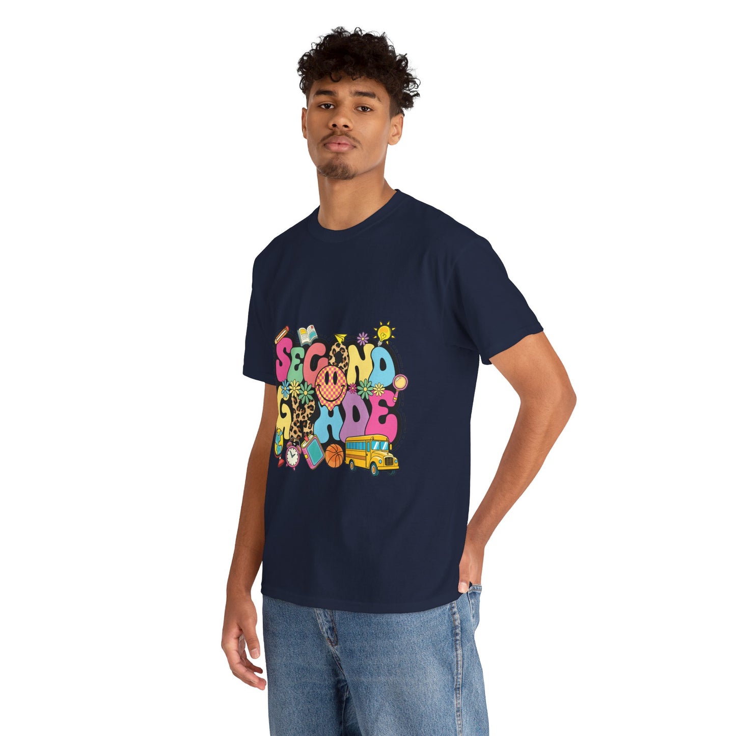 Second Grade Unisex Heavy Cotton Tee