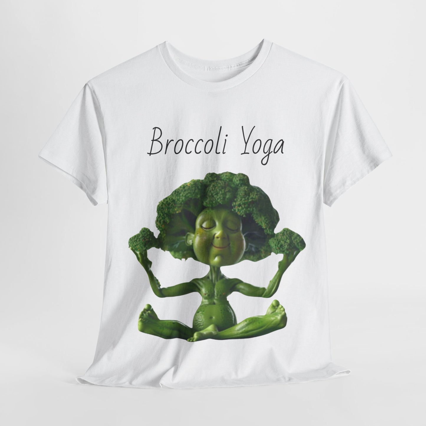 Broccoli Yoga Unisex Heavy Cotton Tee