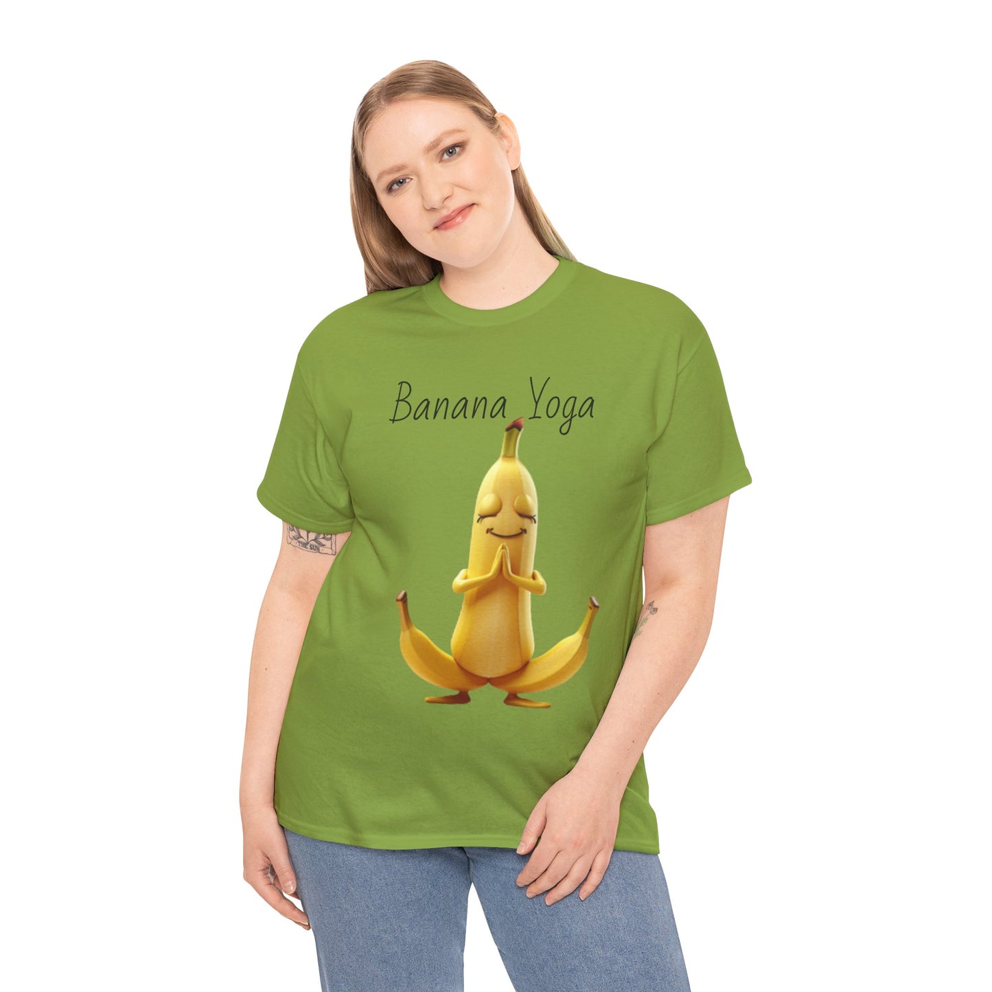 Banana Yoga Unisex Heavy Cotton Tee