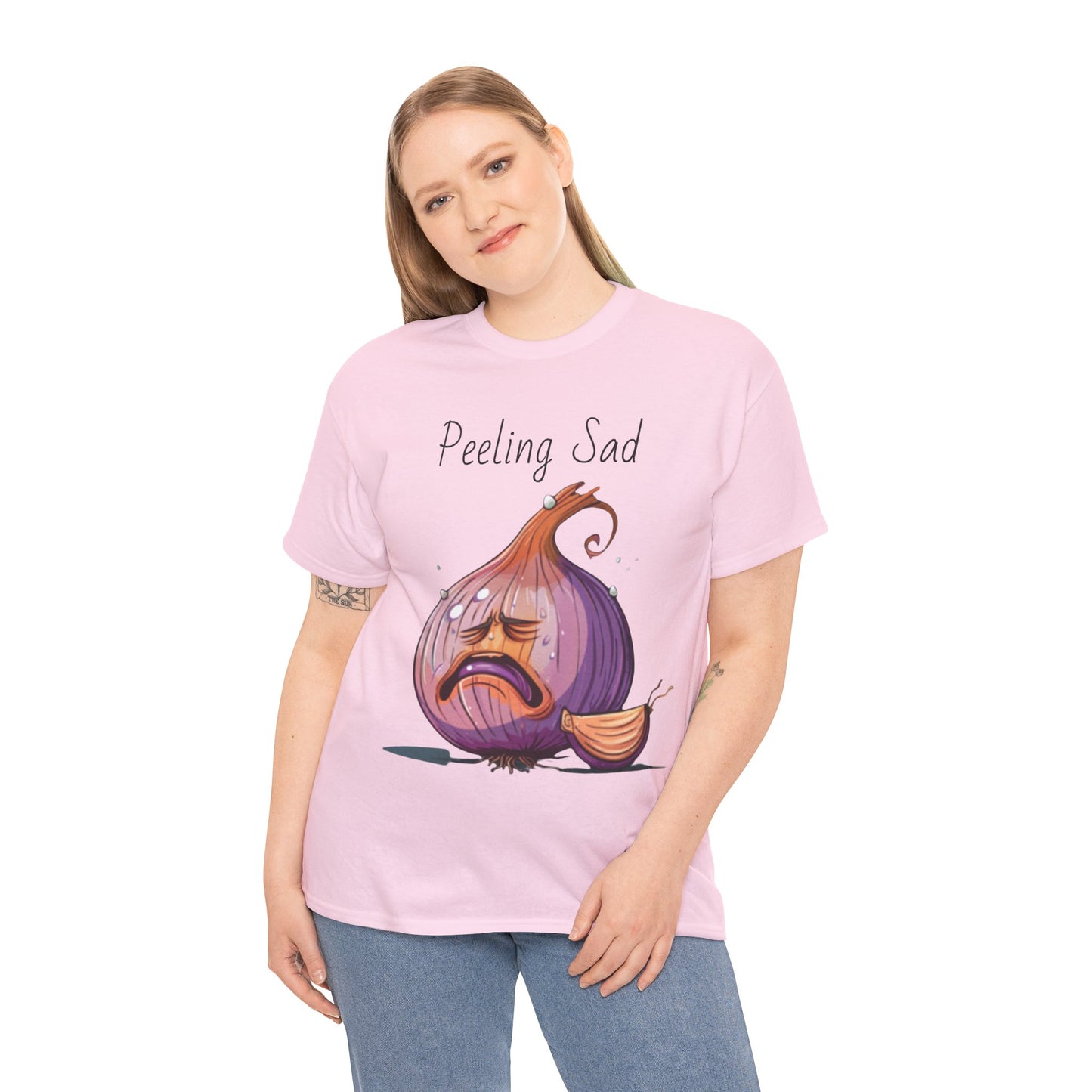 Peeling Sad Unisex Heavy Cotton Tee