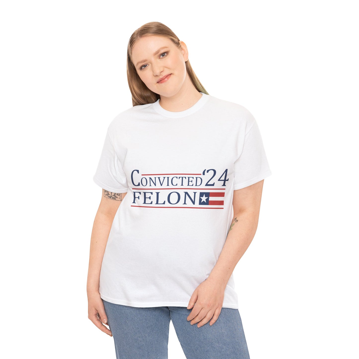 Convicted Felon Unisex Heavy Cotton Tee