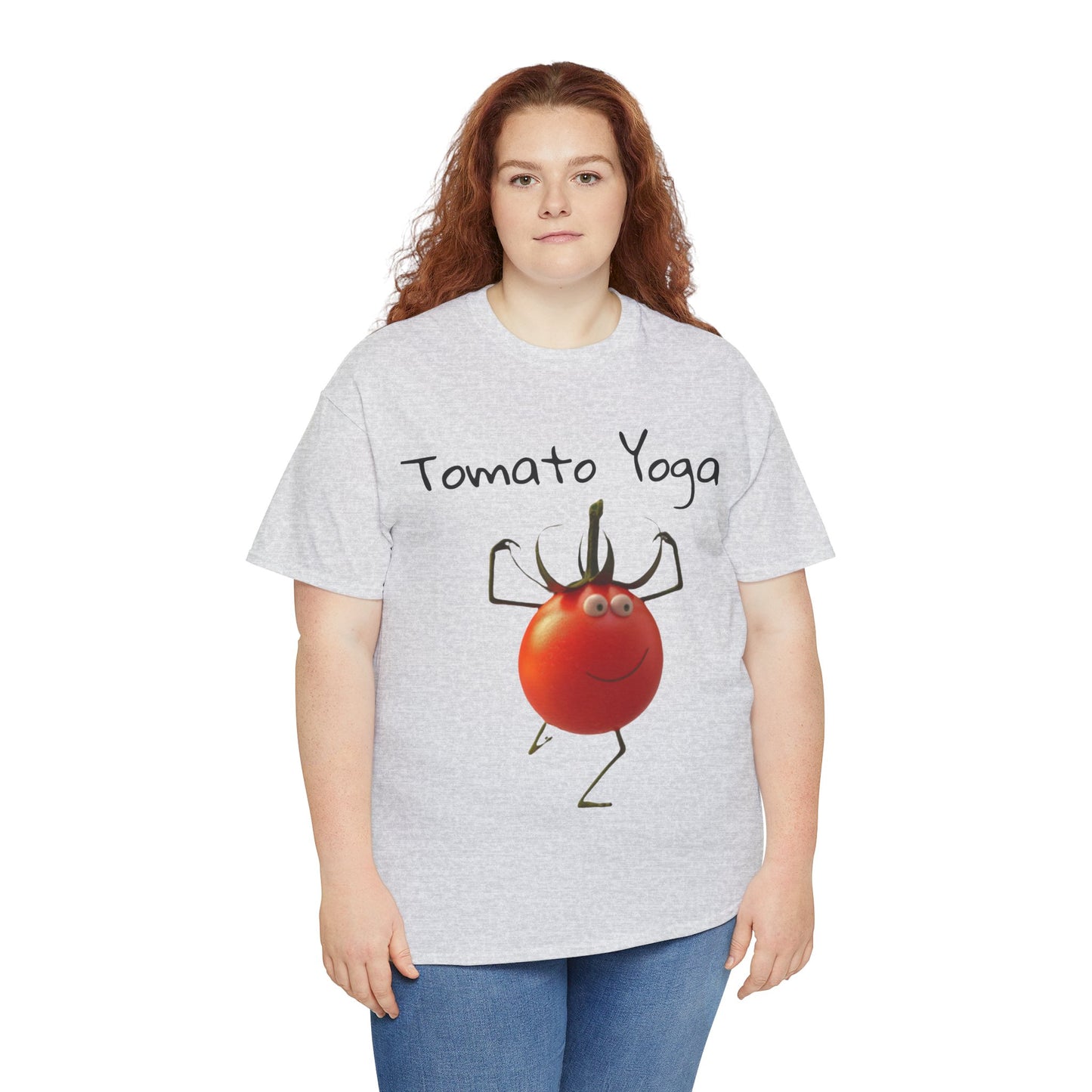 Tomato Yoga Unisex Heavy Cotton Tee