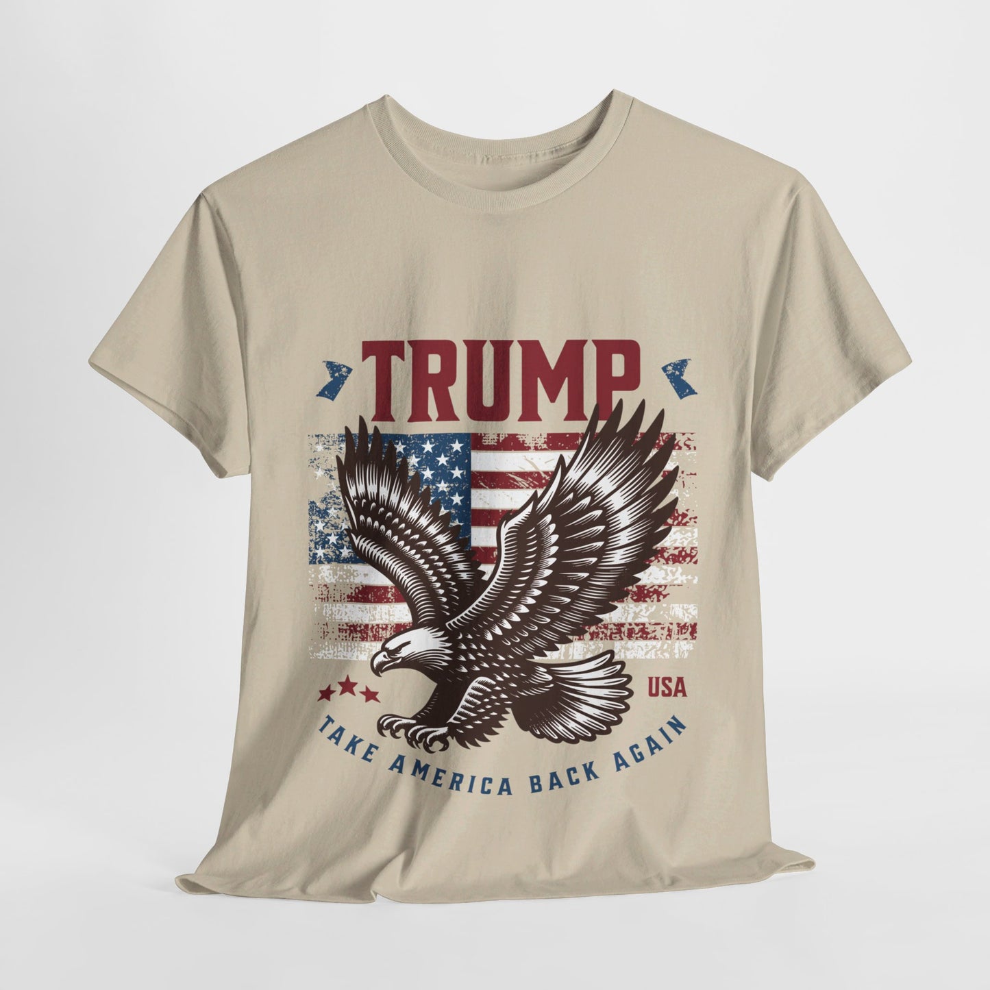 Trump MAGA Eagle Unisex Heavy Cotton Tee