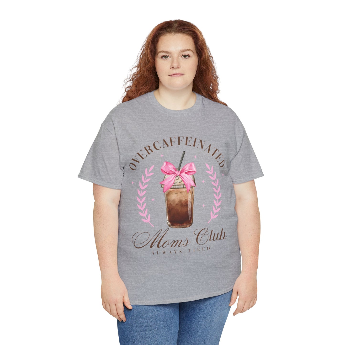 Over-caffeinated Mom Unisex Heavy Cotton Tee