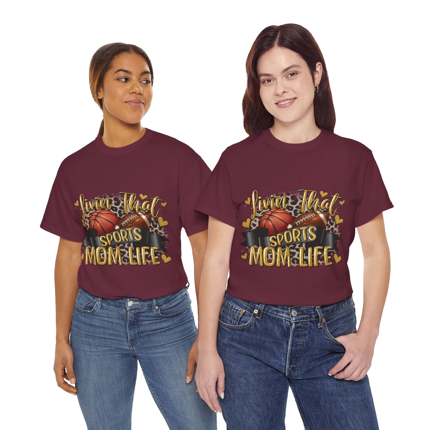 Sports Life Mom Unisex Heavy Cotton Tee