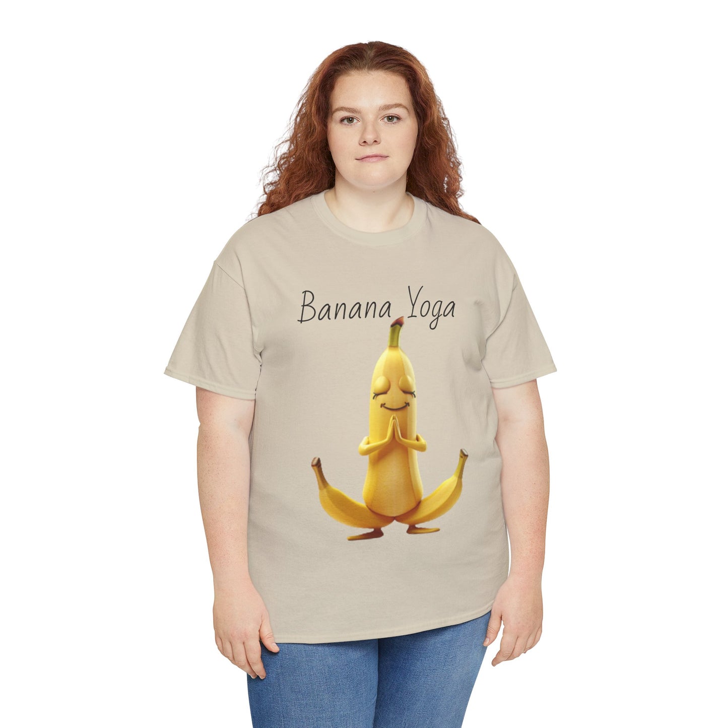 Banana Yoga Unisex Heavy Cotton Tee