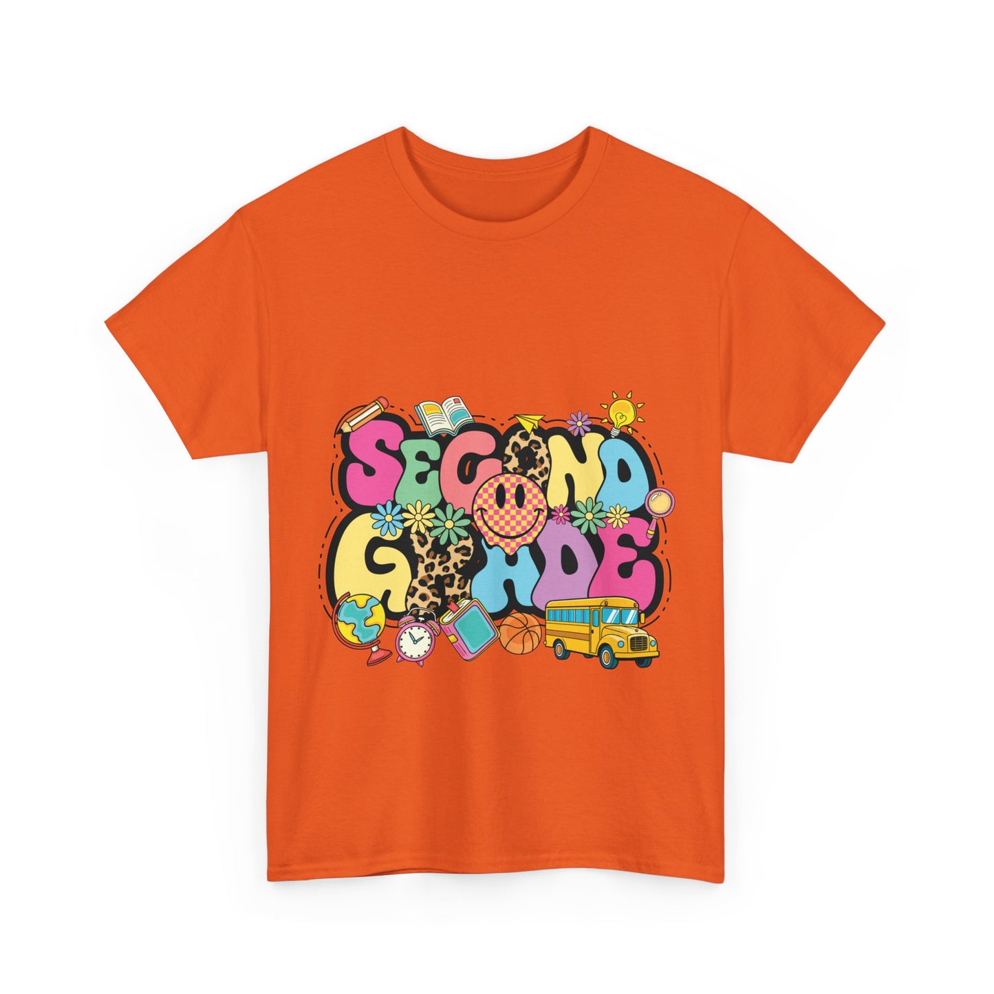 Second Grade Unisex Heavy Cotton Tee