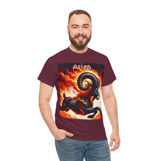 Aries Unisex Heavy Cotton Tee