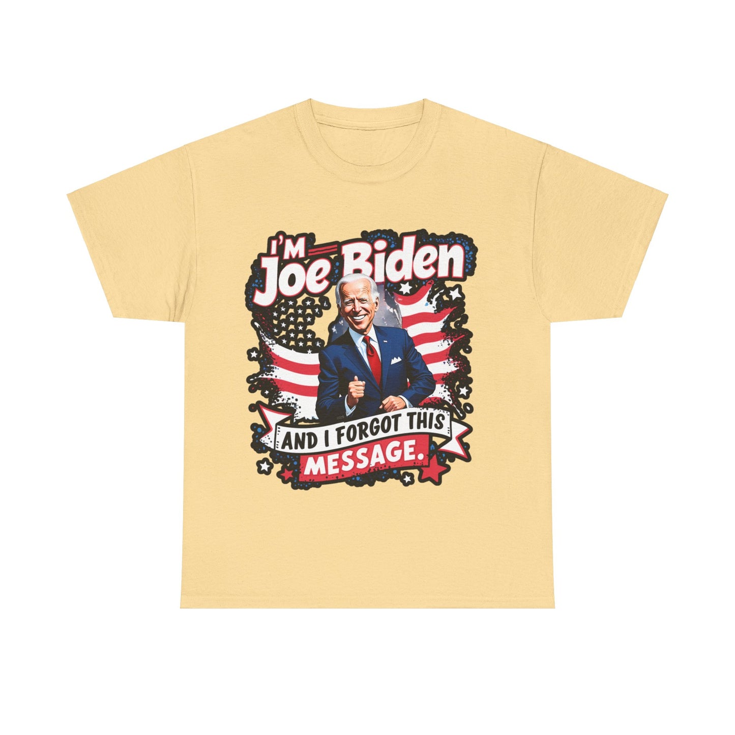 Biden I Forgot Unisex Heavy Cotton Tee