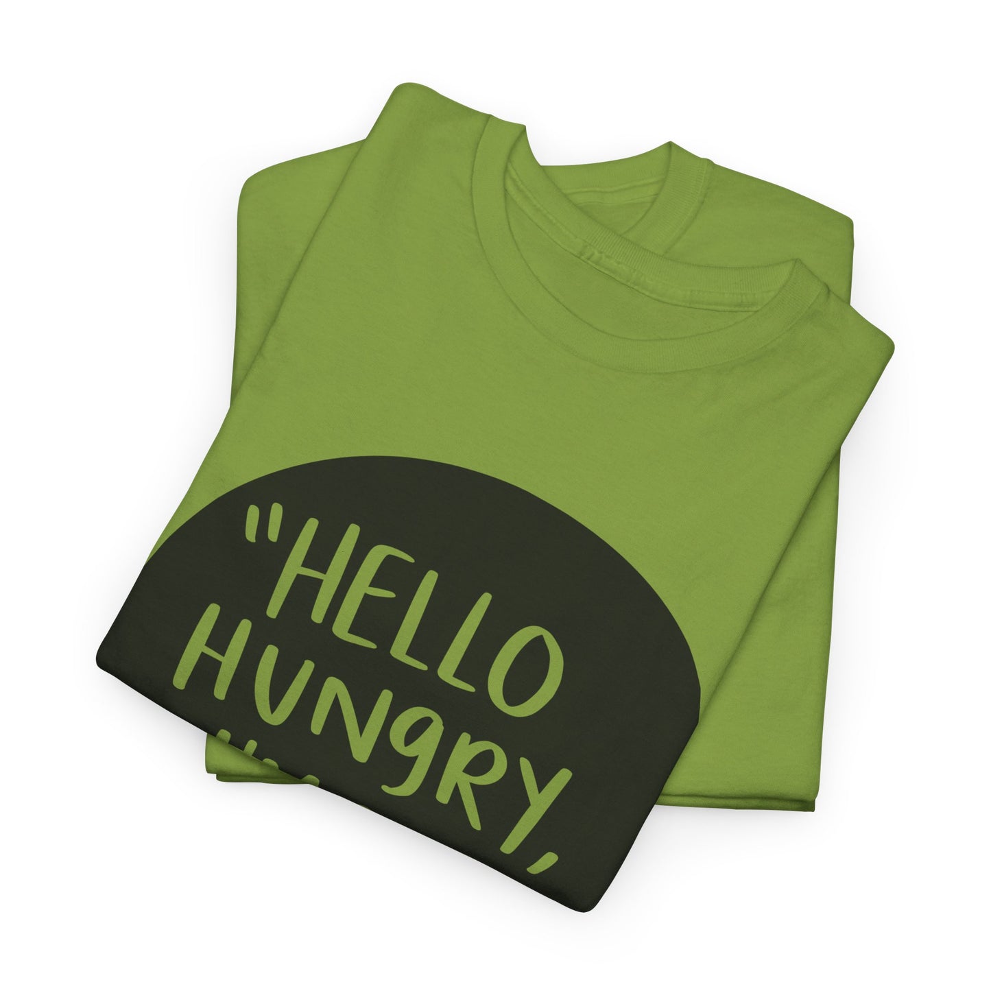 Hello Hungry I'm Dad Unisex Heavy Cotton Tee