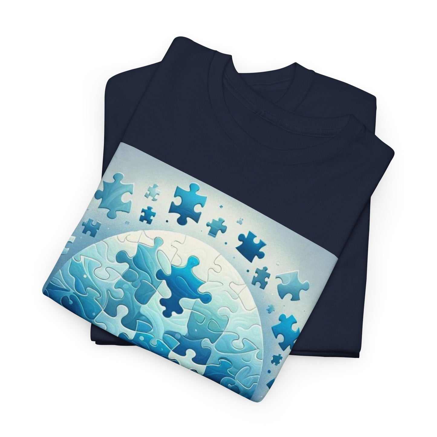 Autism Globe Unisex Heavy Cotton Tee