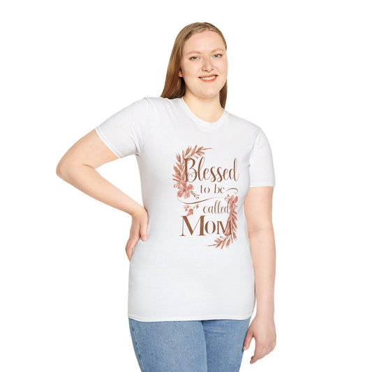 Blessed to be Called Mom Unisex Softstyle T-Shirt