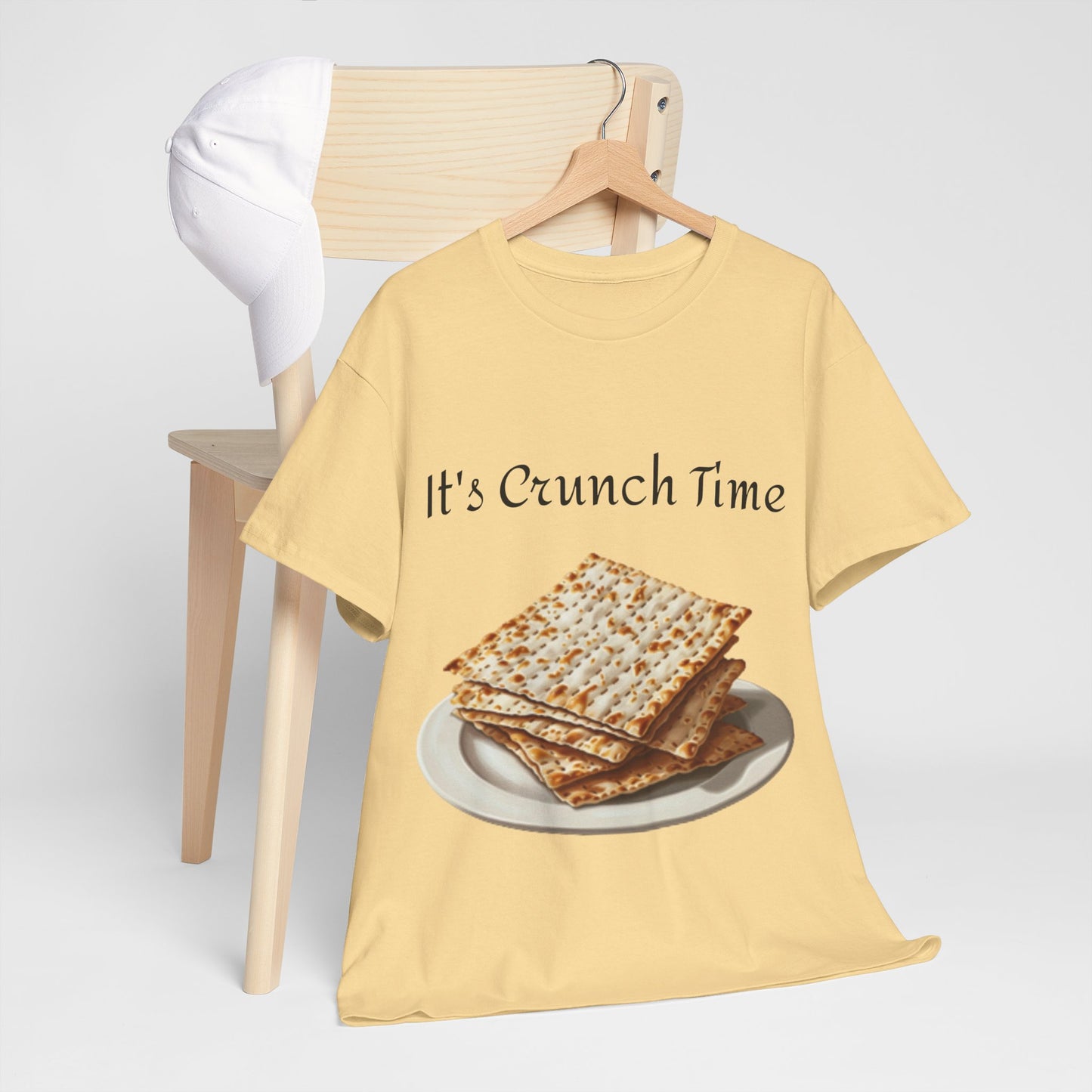 It's Crunch Time Matza Unisex Heavy Cotton Tee