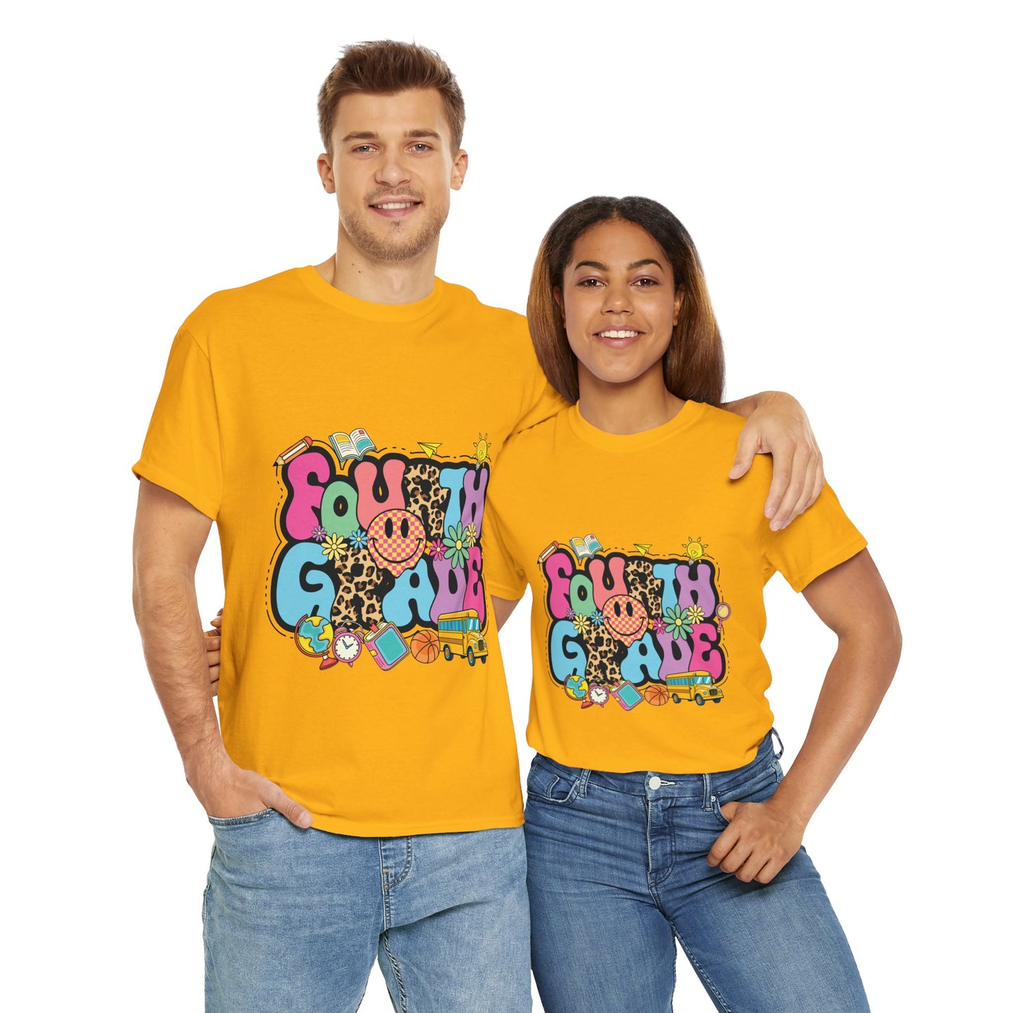 Fourth Grade Unisex Heavy Cotton Tee