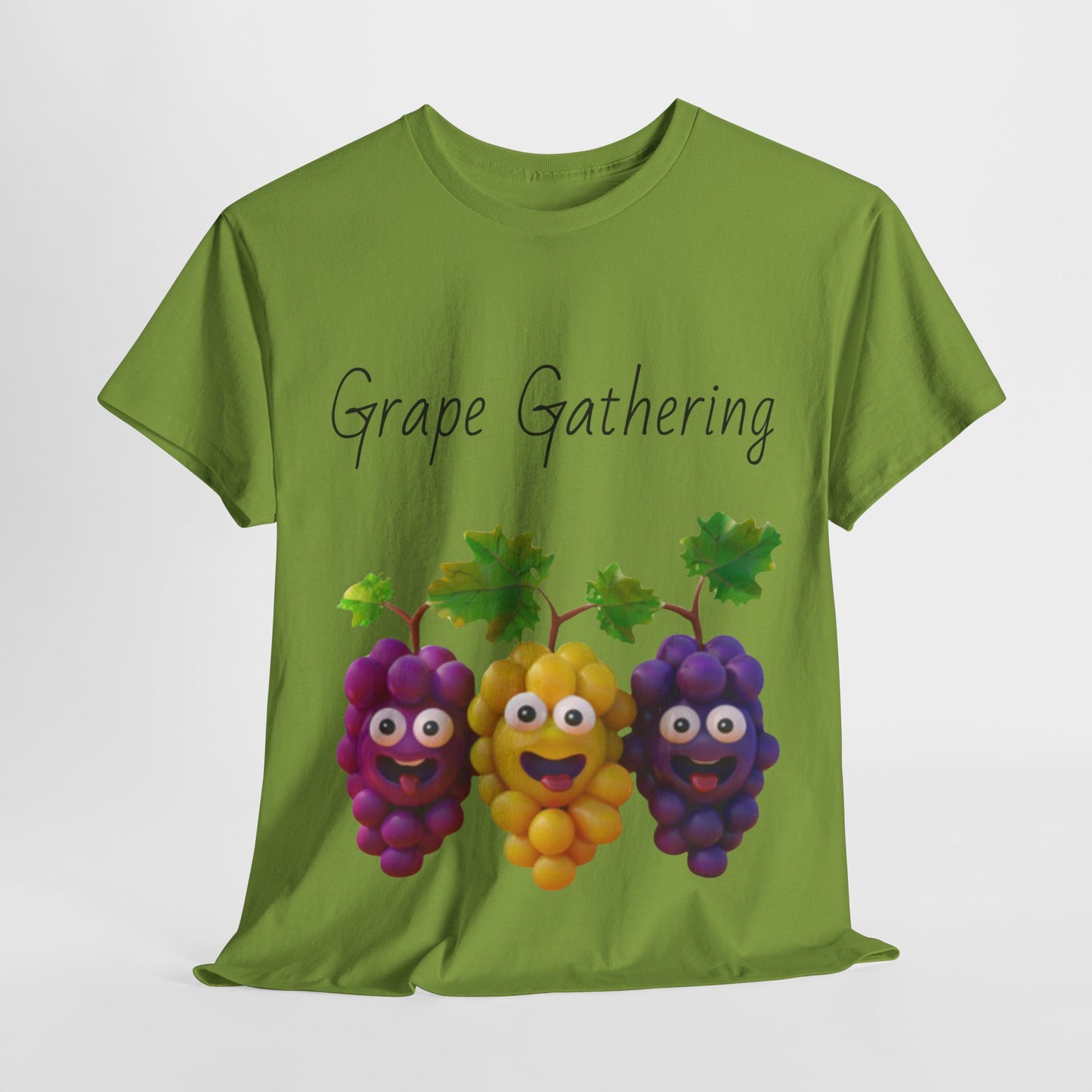 Grape Gathering Unisex Heavy Cotton Tee