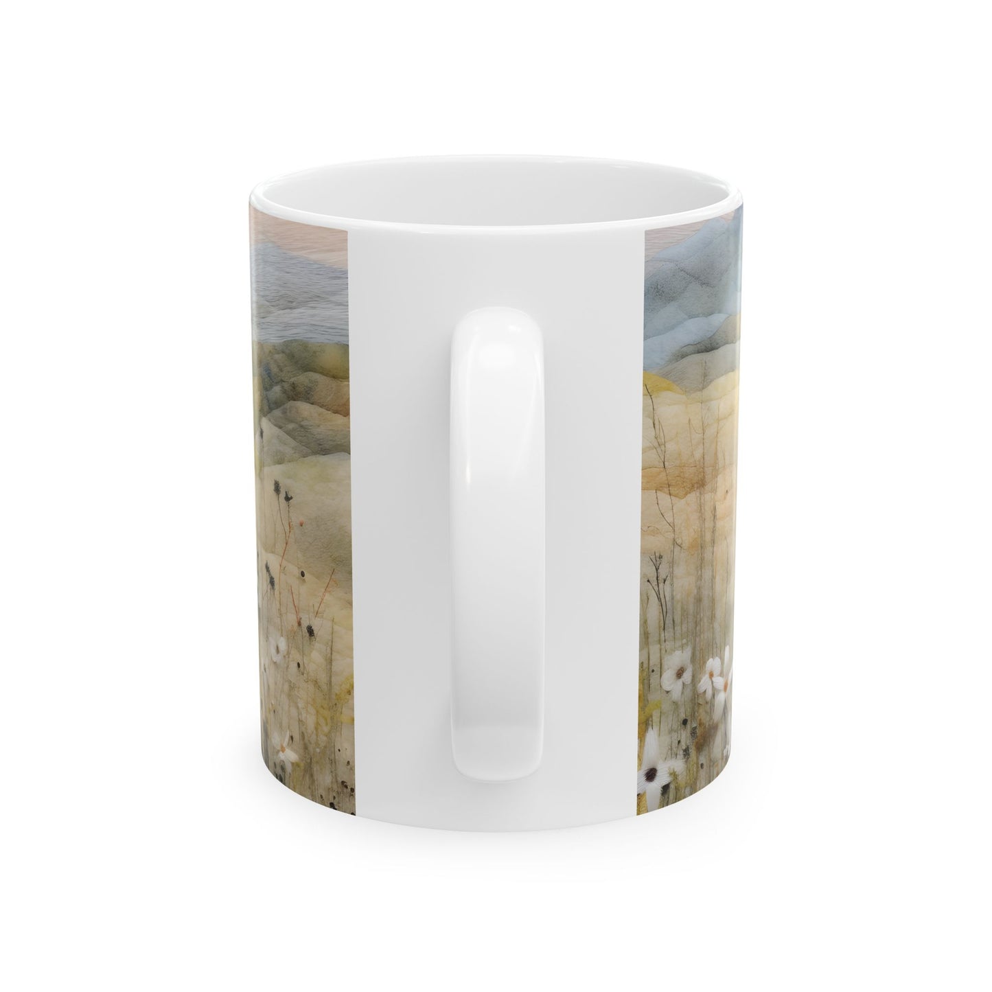 Mountain Plain Ceramic Mug, (11oz, 15oz)