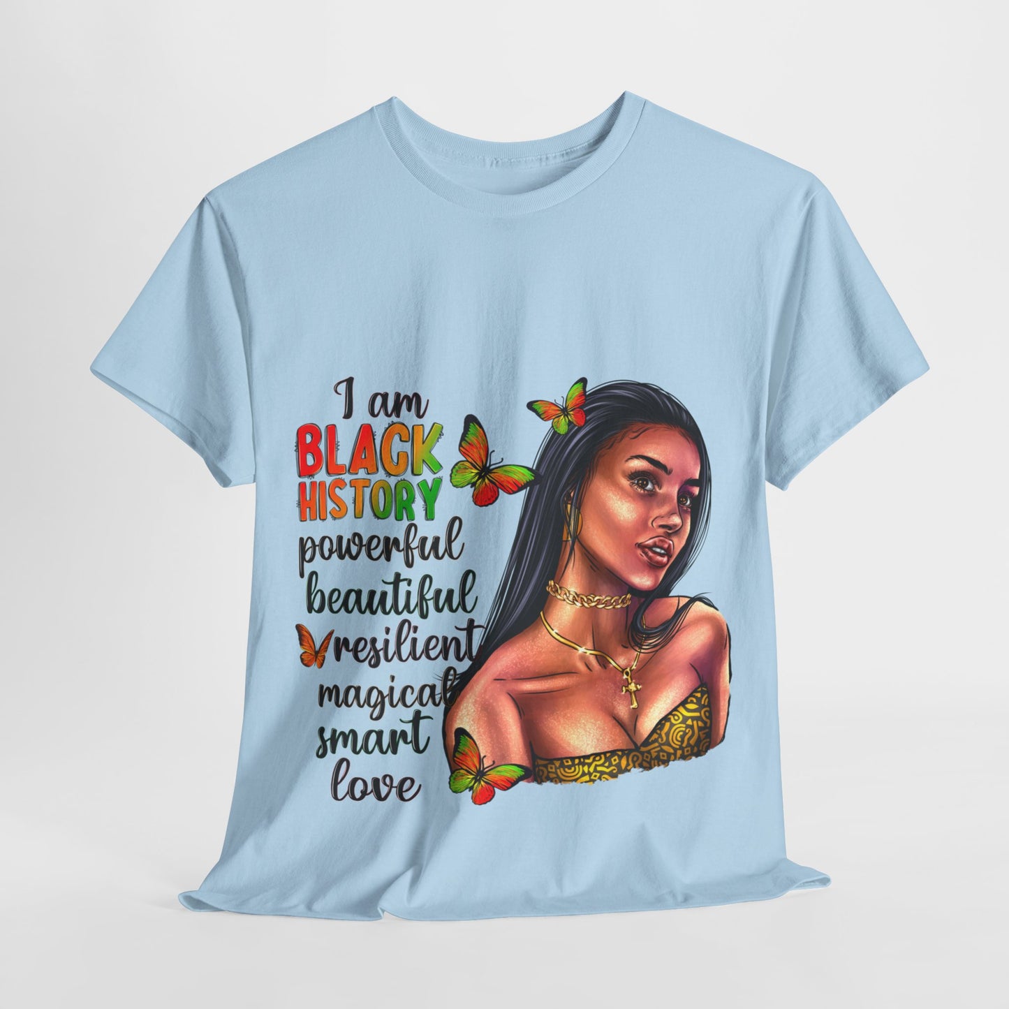 I Am Black History Unisex Heavy Cotton Tee