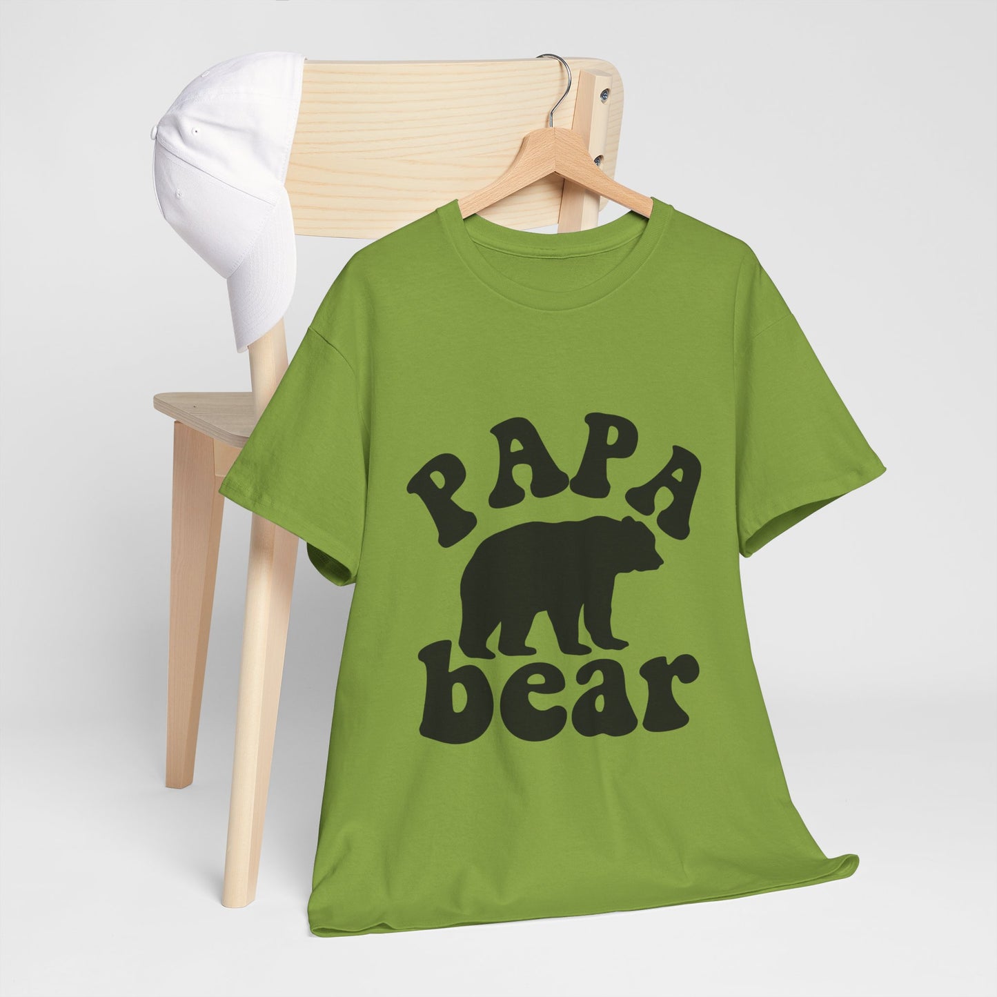 Papa Bear Unisex Heavy Cotton Tee