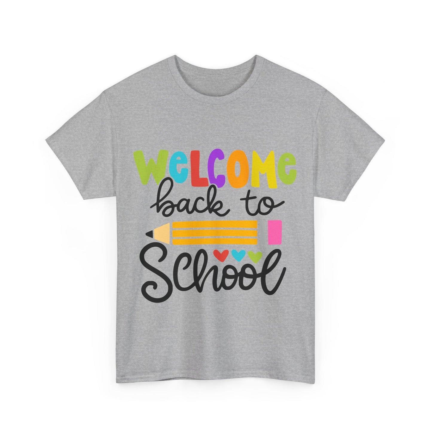 Welcome Back To School Unisex Heavy Cotton Tee